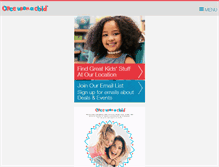 Tablet Screenshot of onceuponachildplano.com